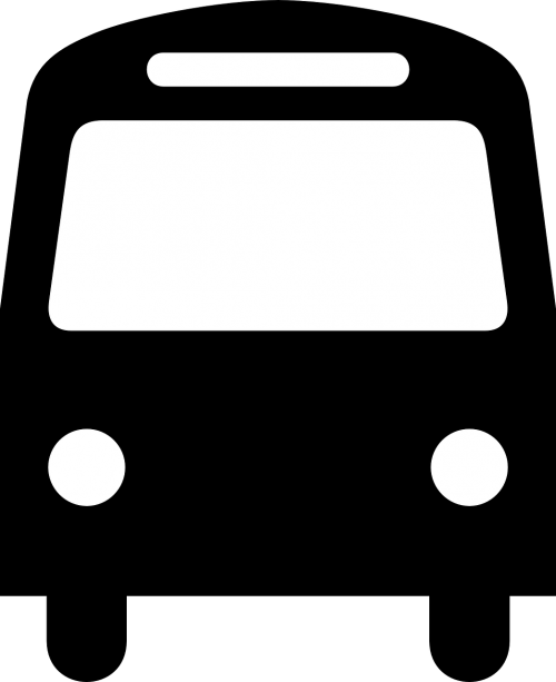 bus silhouette transportation