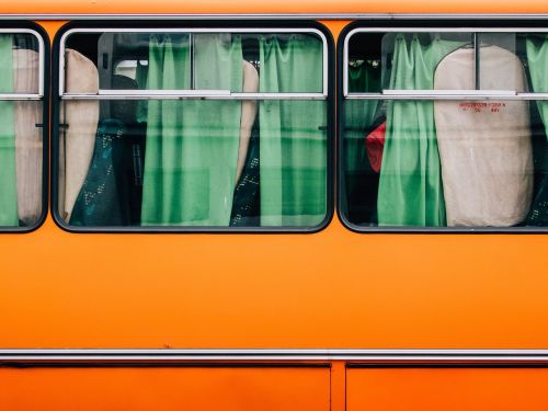 bus window transportation