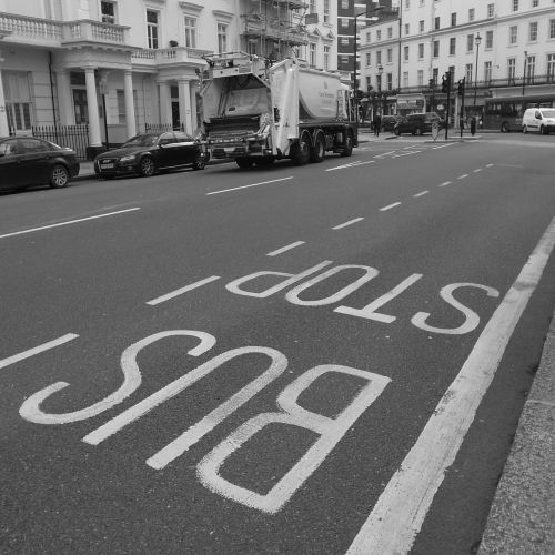 bus stop london road