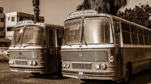 buses old vintage