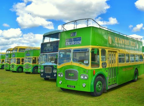 buses retro old