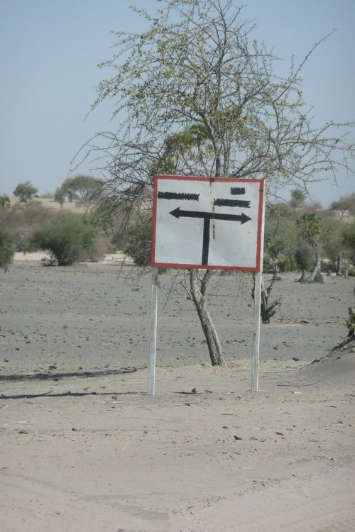 bush sahara sign