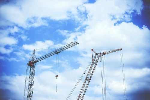business construction crane