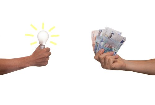 business idea  investment  bulb