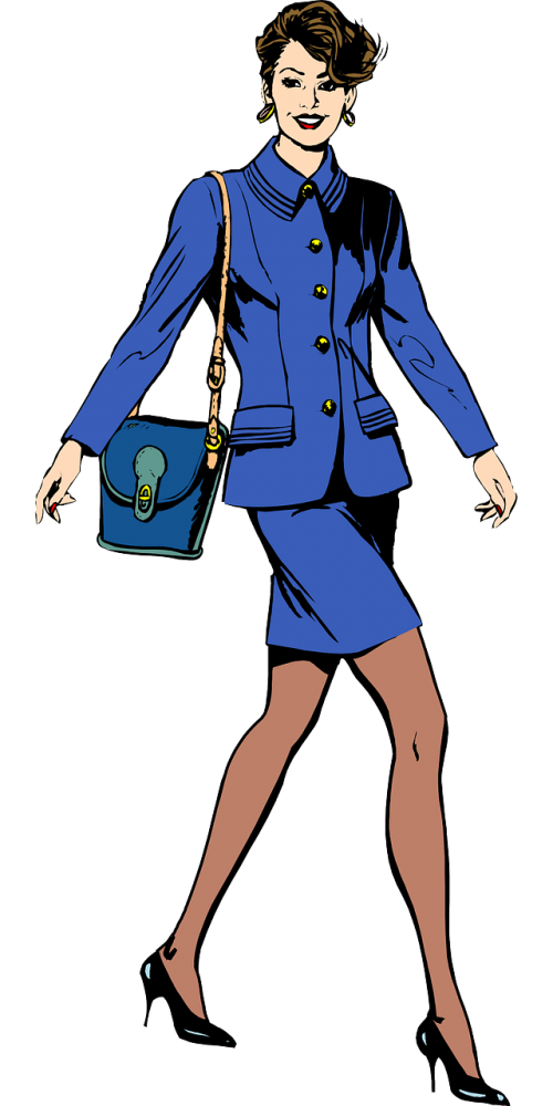 business woman woman dressing