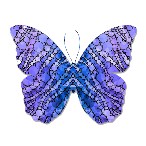 butterfly animal print pattern