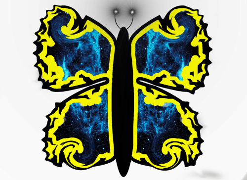 butterfly space nebula