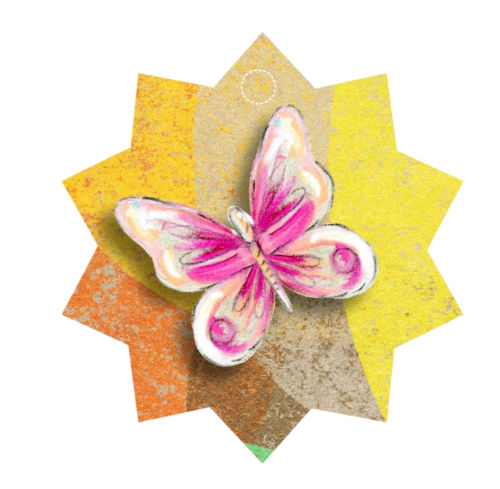 butterfly star tag