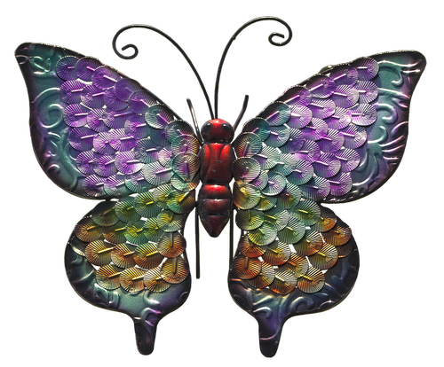 butterfly  metal figure  decoration