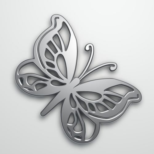 butterfly vector template abstract