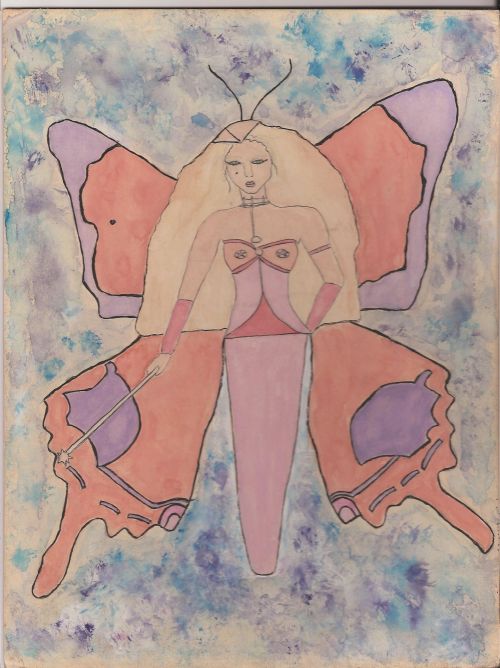Butterfly Woman Watercolor