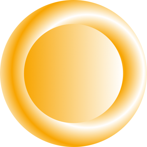 button orange circular