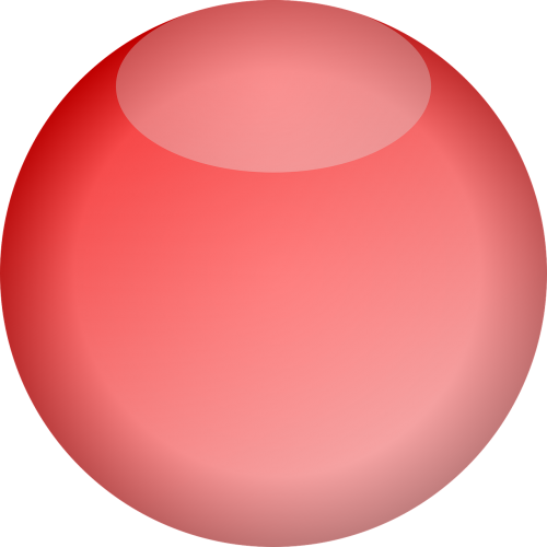button ball red