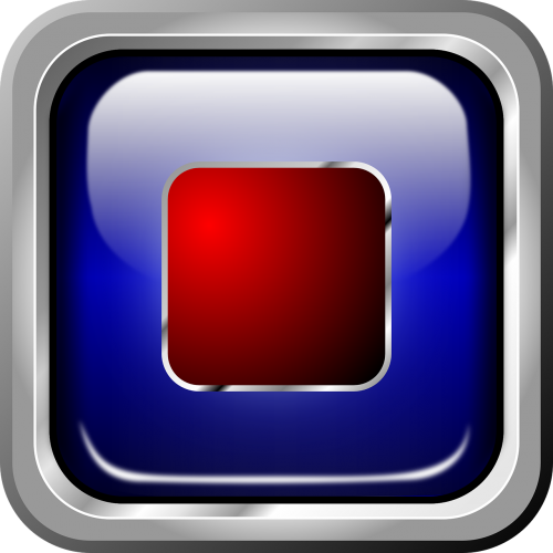 button blue multimedia