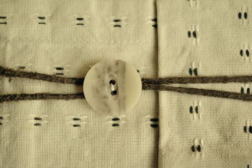 button fabric natural material