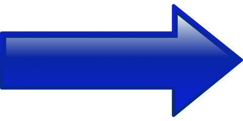 button arrow blue