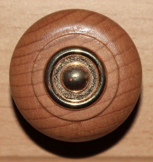 button door knob wood