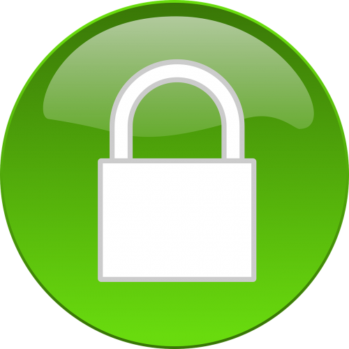 button padlock security