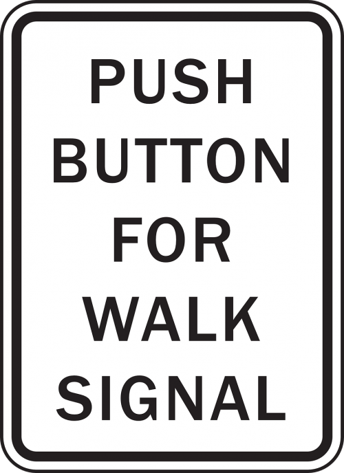 button road push