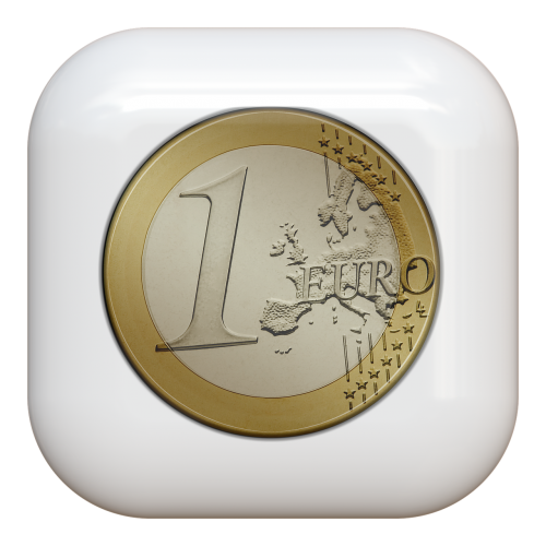 button euro currency