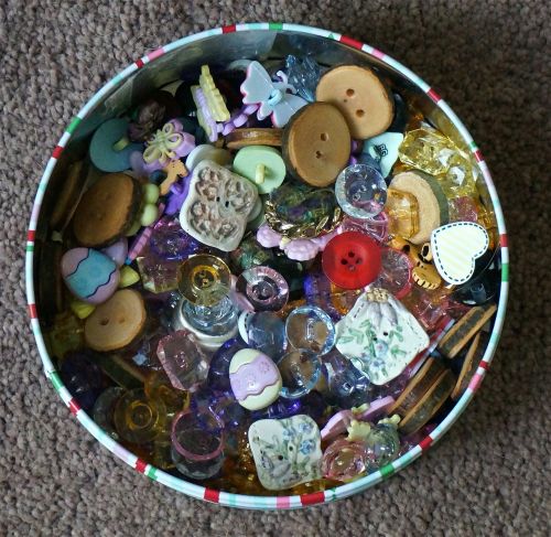 button box buttons assorted