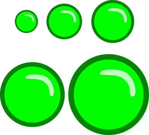 buttons green circle
