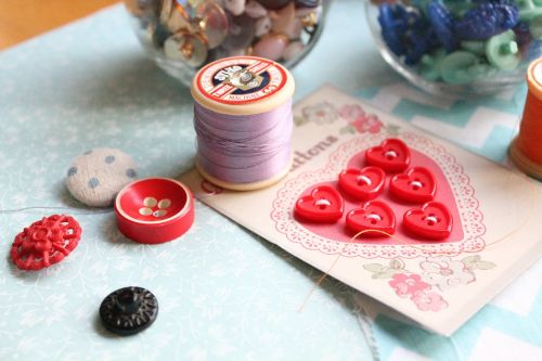 buttons needlework making