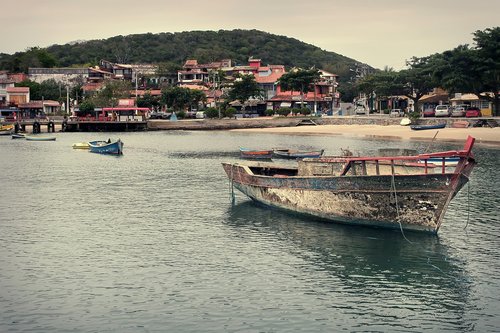 buzios  landscape  boat