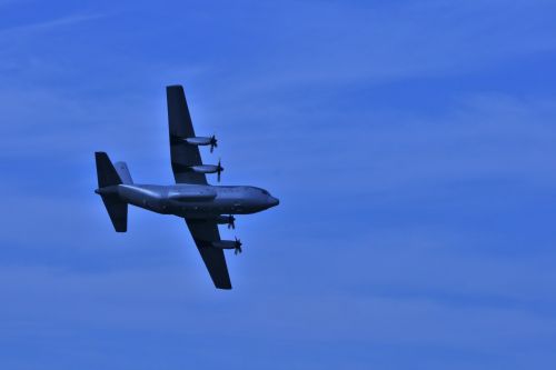 C-130 Flying Past