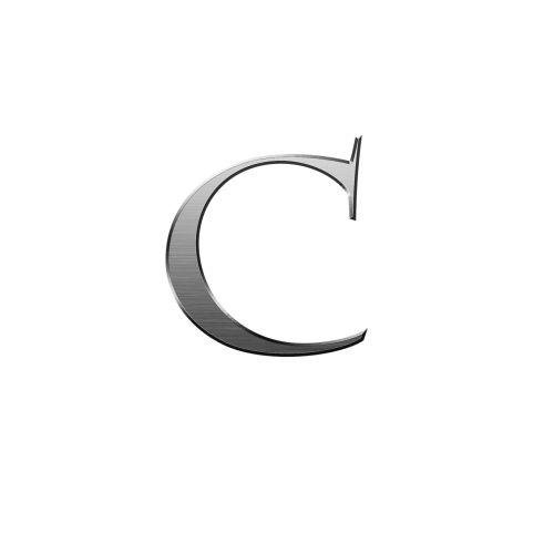 c letter metal