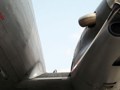 C-47 Engine And Fuselage