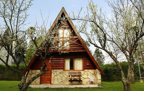 cabin  alpine  wooden cabins