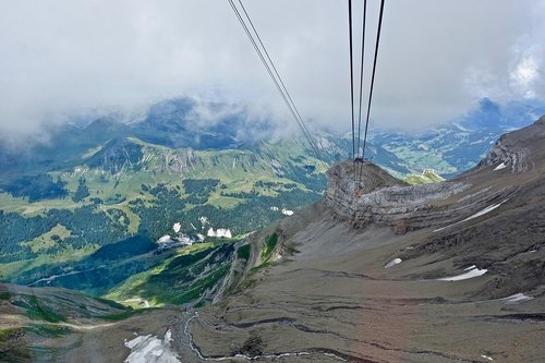 cable car  alps  highlands