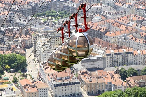 cable car  grenoble  city