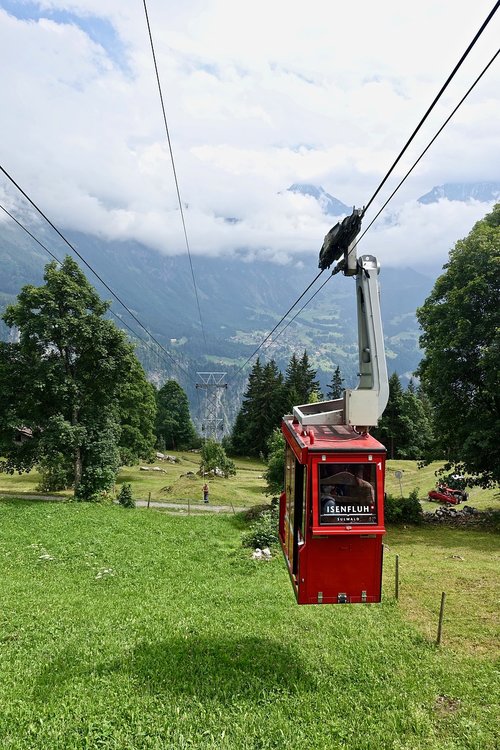 cable car  alps  swiss