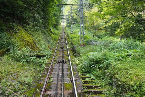 cable car railway mountain