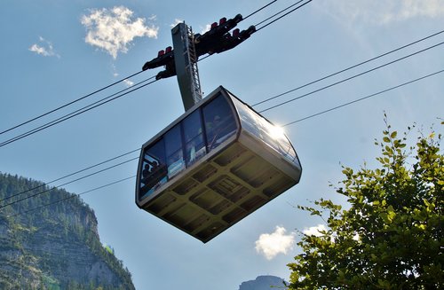 cableway  cabin  mountain