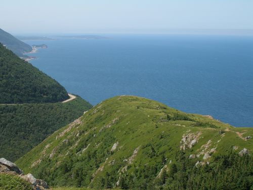 cabot trail cape breton vista
