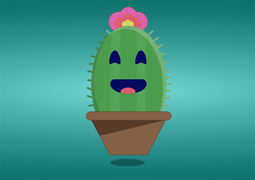 cactus  cartoon  illustration