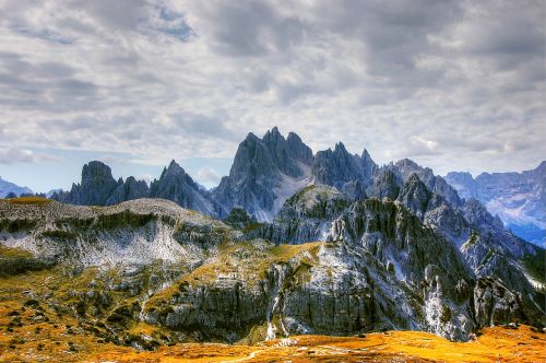 cadini dolomites mountains