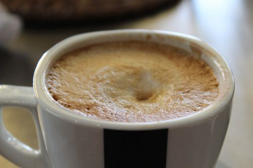 café au lait coffee cup