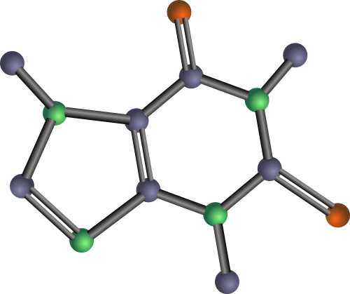 caffeine molecule chemical structure