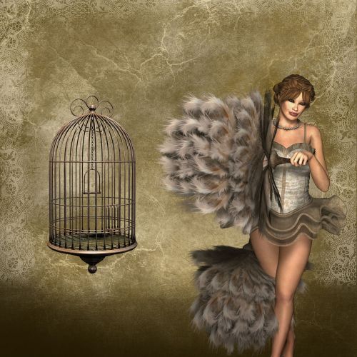 cage woman fantasy
