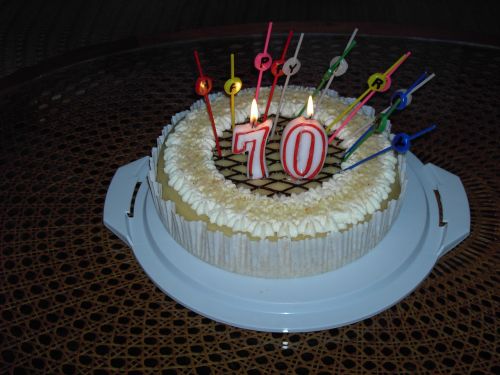 cake birthday 70