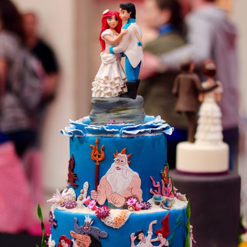 cake arielle mermaid