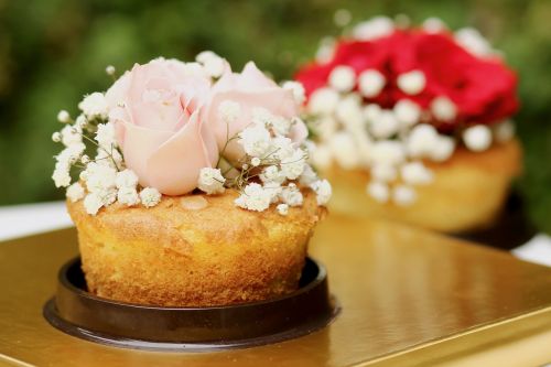 cake sweet flowers