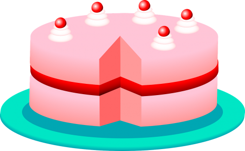 cake dessert pink
