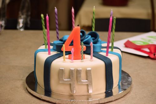 cake birthday candles