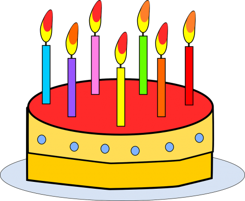 cake birthday candles