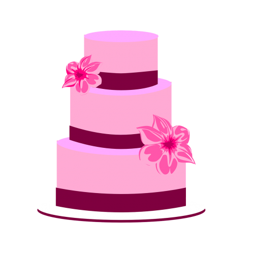 cake wedding bride